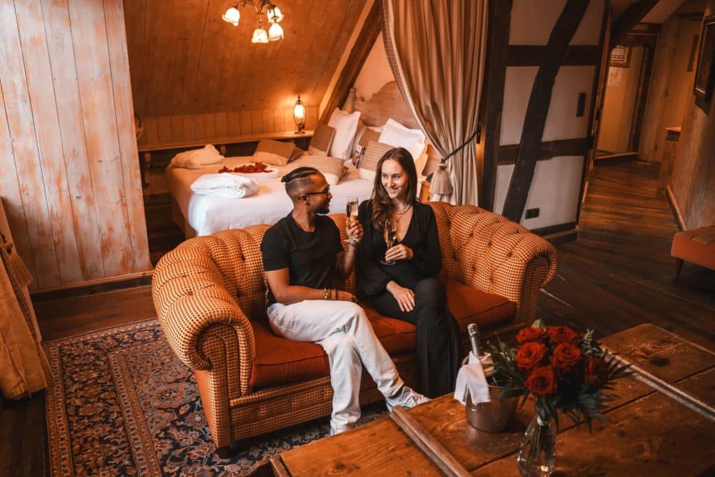 suite chambre alsacienne, les violettes