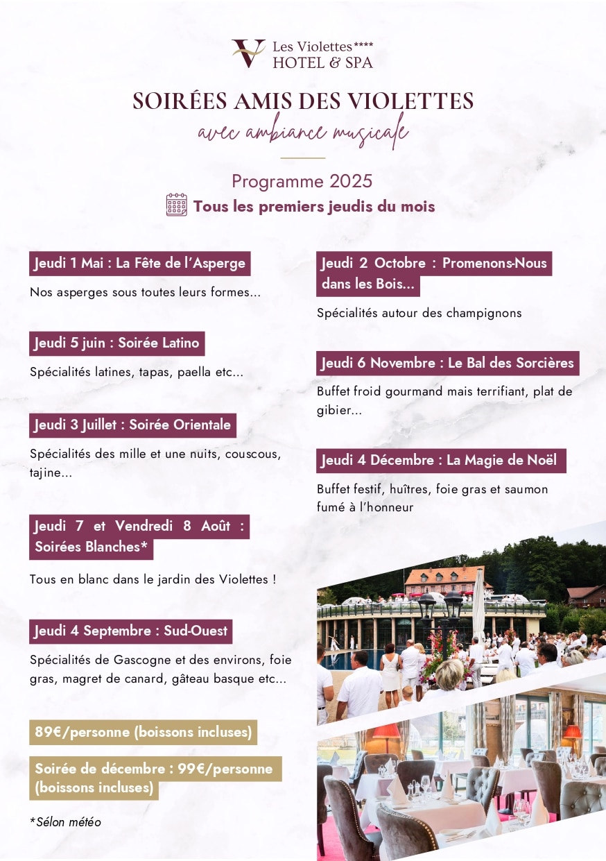 Programme soirée 2025