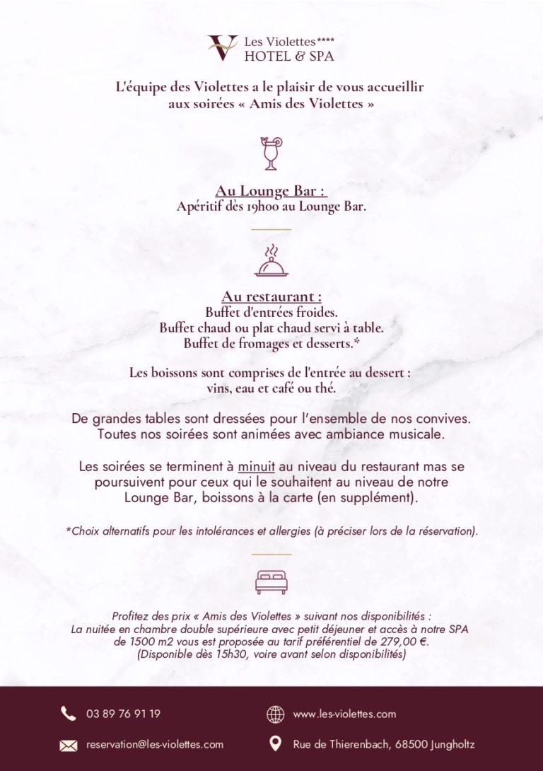 Programme soirée 2025
