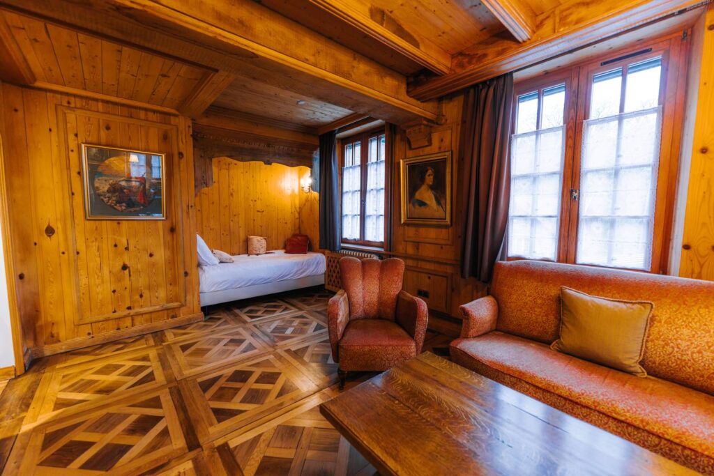Chambre typique alsacienne – Hôtel Spa Les Violettes