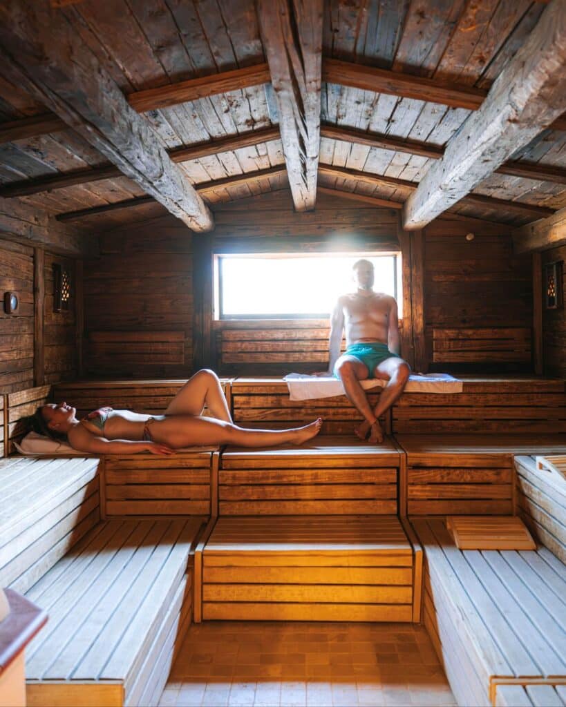 sauna violettes